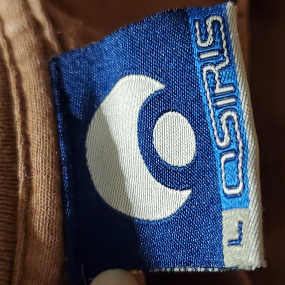 Vintage Osiris Shoes Worn T-shirt Faded Brown w Logo Large - Picture 12 of 14